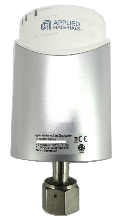 AMAT Applied Materials 0190-63269 Baratron Pressure Transducer Tested Working