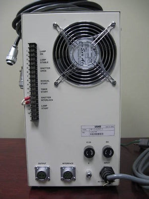 USHIO HB-251B/A Lamp Housing & HB-25103BY Power Supply Used Working