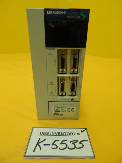 Mitsubishi MR-J2S-40A AC Servo Amplifier MELSERVO Drive Used Working