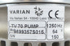 Turbo-V 70 Varian 9699357S015 Turbo Pump & Controller 9698970S001 Sciex Working