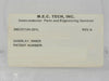 M.E.C. Tech MEC81104-201L Inner Overlay AMAT Applied Materials Lot of 5 New