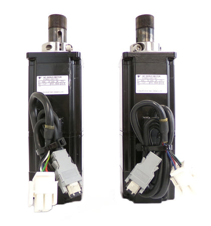 Yaskawa Electric SGMAH-04A1F4C AC Servo Motor Lot of 2 Working