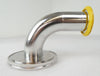 Mattson 914-12012-00 High Vacuum 90° Elbow Tee ISO100 ISO-K to NW50 Lot of 9 New