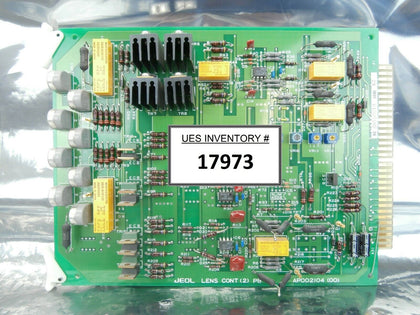 JEOL AP002104(00) Processor Board PCB Card LENS CONT(2)PB KI JSM-6400F Used