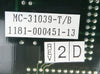 TEL Tokyo Electron MC-31039-T/B Control PCB Card 1181-000451-13 TS-4000Z Working