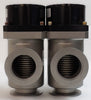 MKS Instruments LPV1-50-AK-CNZS Pneumatic Angle Valve Reseller Lot of 2 Working