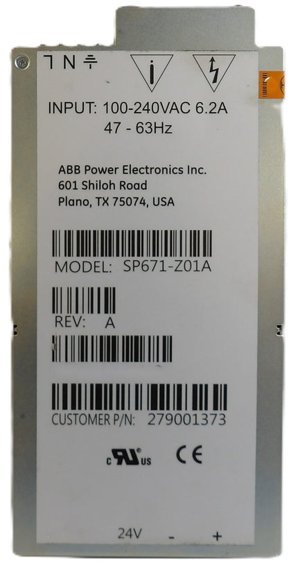 ABB Power SP671-Z01A Power Supply Module 279001373 Working Surplus