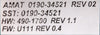 AMAT Applied Materials 0190-34521 4-Port Interface PCB Working Surplus