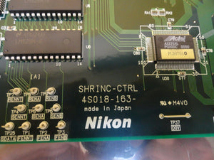 Nikon Precision 4S018-163 Processor PCB Card SHRINC-CTRL NSR Series Working