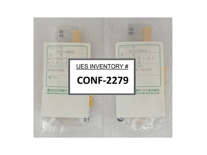 Hitachi 545-4462 Plate Objective Lens Aperture Large S7000 Lot of 2 New Surplus