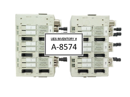 CKD N4E0 Series 6-Port Pneumatic Manifold NE40-ER Lot of 2 TEL Lithius Working