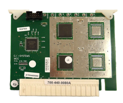 CI Systems 410-7081 MCC PCB Card 700-440-0080A SR-800R Black Body Working