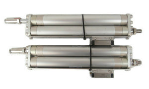 CKD SCM-00-25B175-P7 Load Port Pneumatic Rail TEL 3D80-001147-V6 Lot of 2 Spare