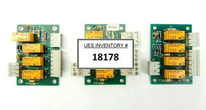 Plasma-Therm 80568 Signal Relay Board PCB Lot of 3 Clusterlock 7000 Spare