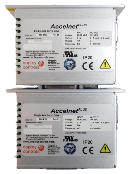 Copley Controls 800-2122 Servo Drive AMAT Lot of 2 New