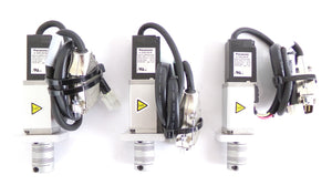 Panasonic MMMA3ACN2A2 AC Servo Motor Reseller Lot of 4 Working Surplus