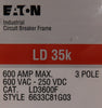Eaton 6633C81G03 LD 35k 3-Pole Circuit Breaker LD3600F Lot of 2 Working
