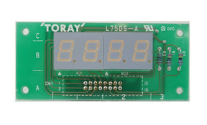 Toray 40N 3N307 Oxygen Analyzer Digital Display PCB L75DS-A Working Surplus