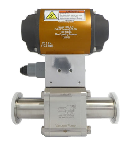 A&N Corporation 1539-S-N Pneumatic Vacuum Ball Valve Assembly New Surplus