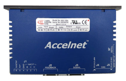 Copley Copley Controls 800-1504 Servo Motor Controller Accelnet Working Surplus