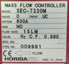 Horiba STEC SEC-7330M Mass Flow Controller MFC SEC-7330 1 SLM NO Working Surplus