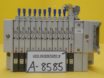 TEL Tokyo Electron SVC1 11-Port Manifold SMC SQ1131DY-5-C4-Q PR300Z Used Working