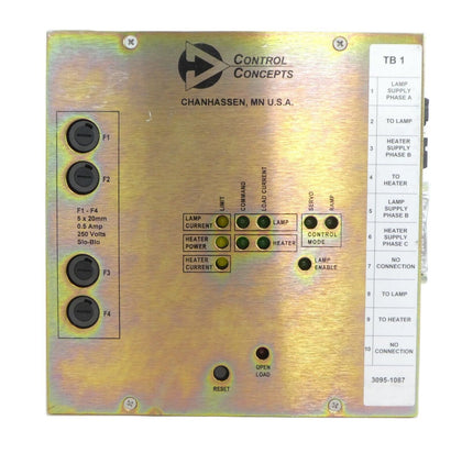 Control Concepts 3095-1087 SCR Power Controller AMAT 0190-41535 Working Surplus