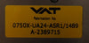 VAT 0750X-UA24-ASR1 Gate Valve Assembly Series 075 Working Surplus