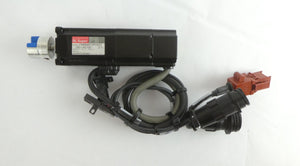 Sanyo Denki P30B04010PCKST AC Servo Motor BL Super P3 Lot of 2 Working Surplus