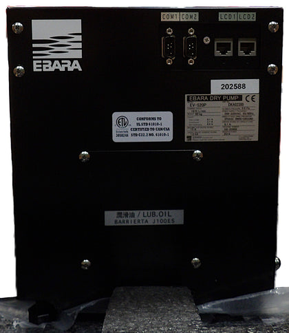 EV Ebara Technologies EV-S20P Dry Vacuum Pump 500762275 OEM Refurbished
