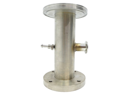 Edwards High Vacuum Adapter Tee ISO63 ISO-F to ISO100 ISO-K NW25 4VCR Used