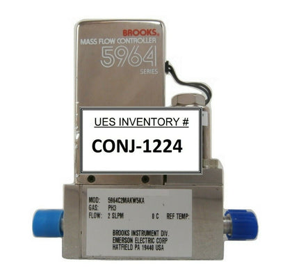Brooks 5964C2MAKW5KA Mass Flow Controller MFC Novellus 22-10518-00 Working Spare