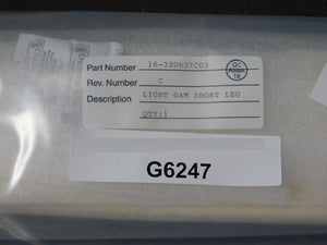 D&R ENTERPRISES 16-320637C03 Reflector, S-Dam-Light-Front, Light Dam Short Leg