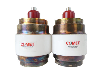 Comet CVHE Vacuum Variable Capacitor RF CVHE-80AC/20 CVHE-200AC/15 Lot of 2