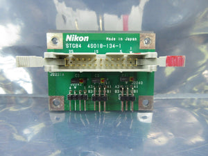 Nikon 4S018-134-1 Interface Relay Board PCB STG84 NSR-S202A Used Working