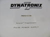 Dynatronix 990-0280-311 Pulse Power Supply Assembly PMC10-5-7 PR Refurbished