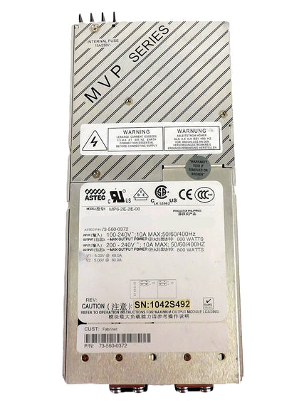 Astec 73-560-0372 Power Supply MP6-2E-2E-00 MVP Series Working Surplus