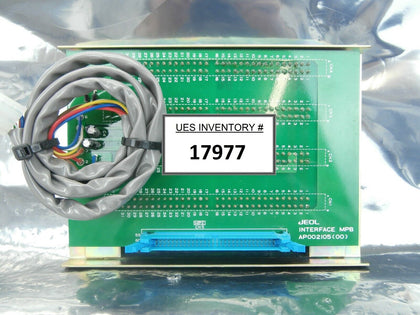 JEOL AP002105(00) Backplane Board PCB INTERFACE MPB JSM-6400F SEM Used Working