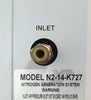 Parker Balston N2-14-K727 LC/MS Nitrogen Generator System Working