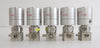Fujikin 555025 316L-P Diaphragm Valve Type N.C. Lot of 10 Working