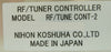 Nihon Koshuha RF/TUNE CONT-2 RF EC2 Antenna Bias Tuner Controller Working