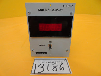 Balzers BG D22 500 Current Display Module ECD 101 ECD101 Used Working