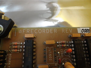 Orbot WF29132 WFRECORDER REC_SC 4000072 PCB Card AMAT WF 736 DUO Used Working