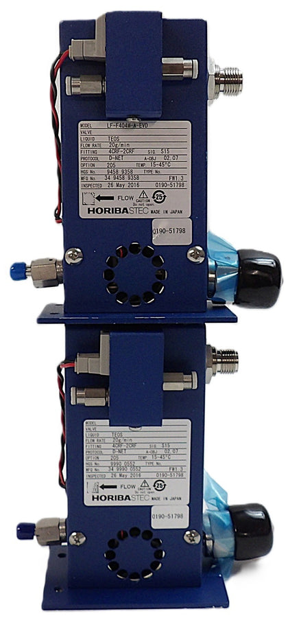 Horiba STEC LF-F404M-A-EVD Liquid Mass Flow Meter 20g/min Lot of 2 New Surplus