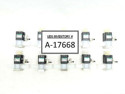 CKD AMD312-10BUR-14-TC Chemical Liquid Valve AMD Lot of 10 Working Surplus