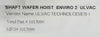 Ulvac Technologies 1017090 Wafer Hoist Shaft Enviro 2 New Surplus