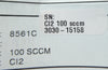 UNIT Instruments UFC-8561C Mass Flow Controller MFC 100 SCCM Cl2 3030-15158 New