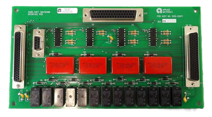AMAT Applied Materials 0100-03871 Hard-Soft Shutdown Interface PCB Working