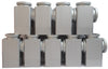 SMC XLA-80-X741 High Vacuum Angle Valve Vacuum Series Lot of 9 New Surplus