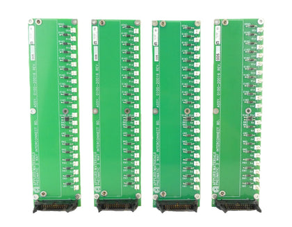 AMAT Applied Materials 0100-20016 Pneumatic 3 Way Interconnect PCB Lot of 4
